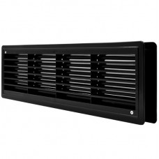 Περσίδα για Πόρτα 435x115mm Μαύρη 500196/BL